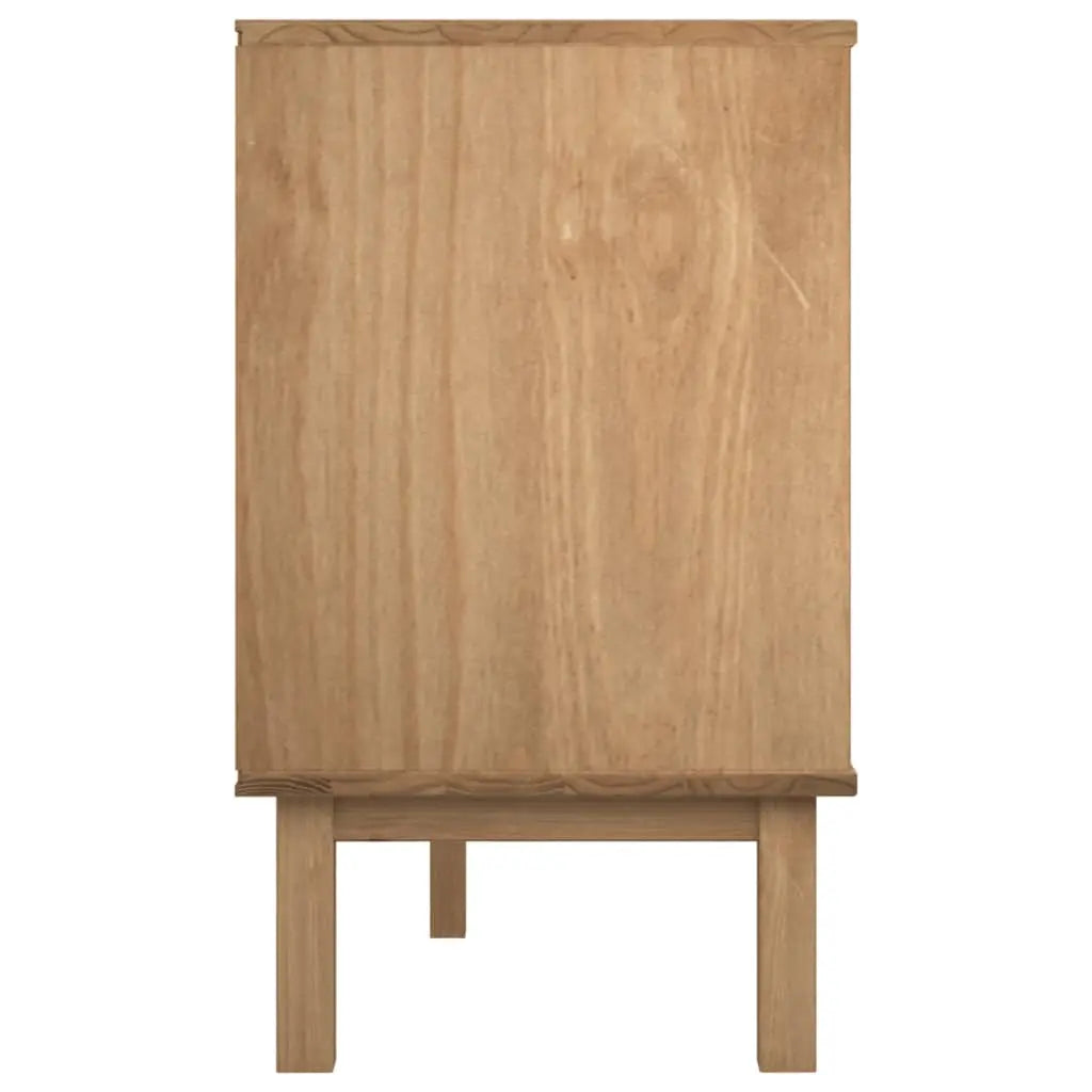 Drawer Cabinet OTTA Brown&White Solid Wood Pine - Living with Luxury