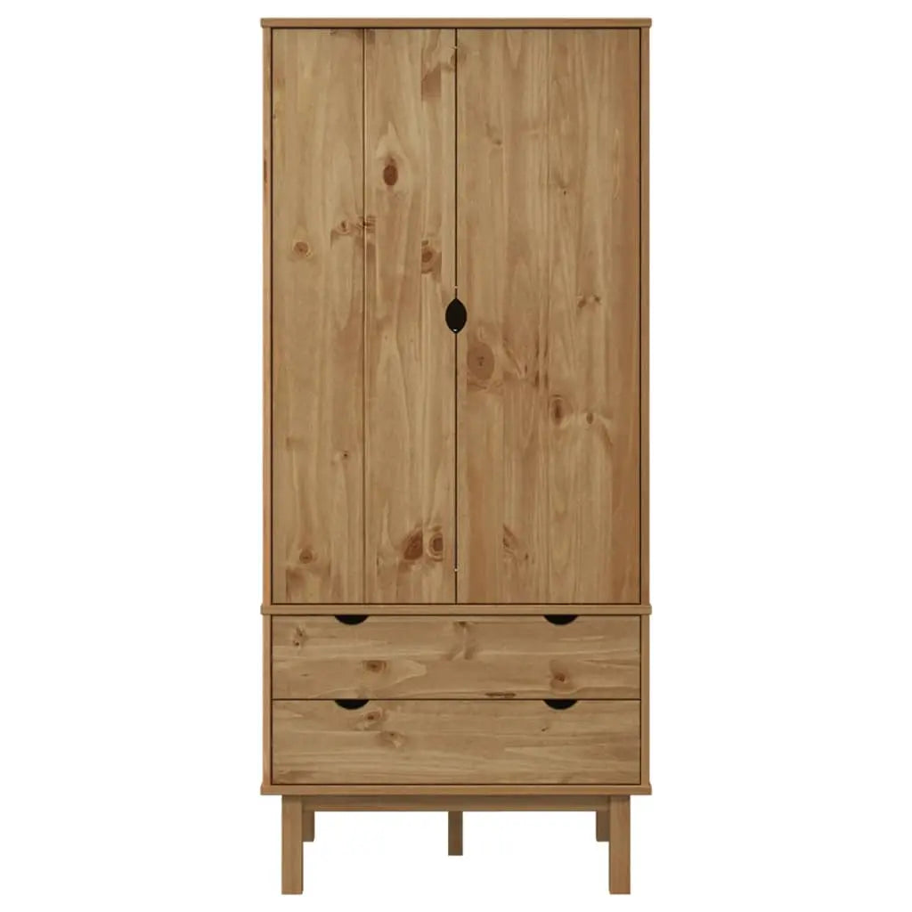 Wardrobe OTTA Solid Wood Pine - Living with Luxury