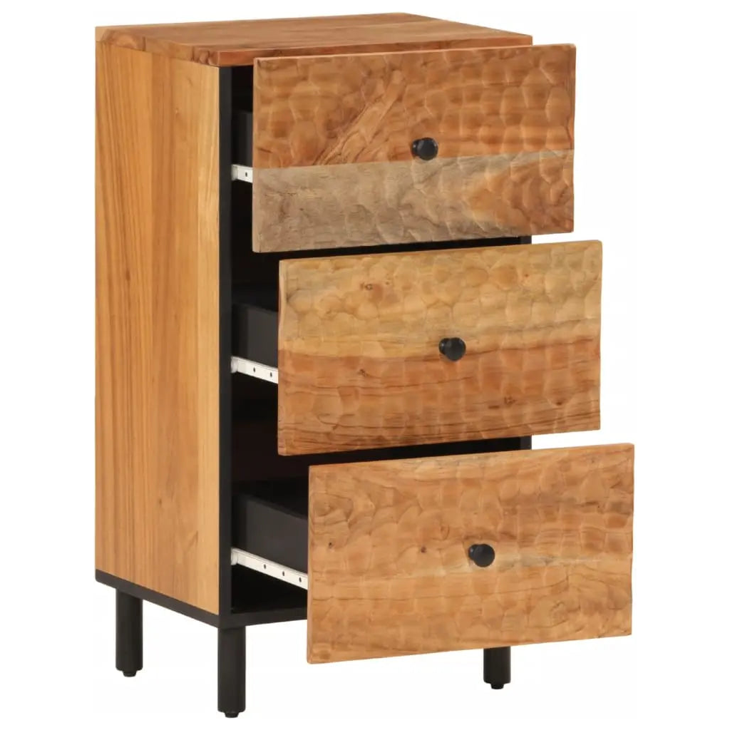 Side Cabinet Solid Wood Acacia - Living with Luxury