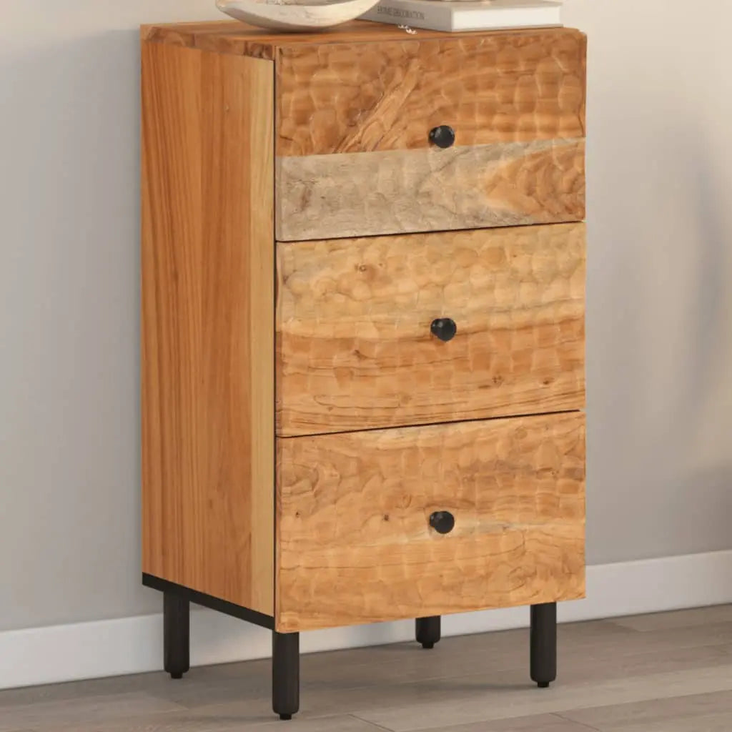 Side Cabinet Solid Wood Acacia - Living with Luxury