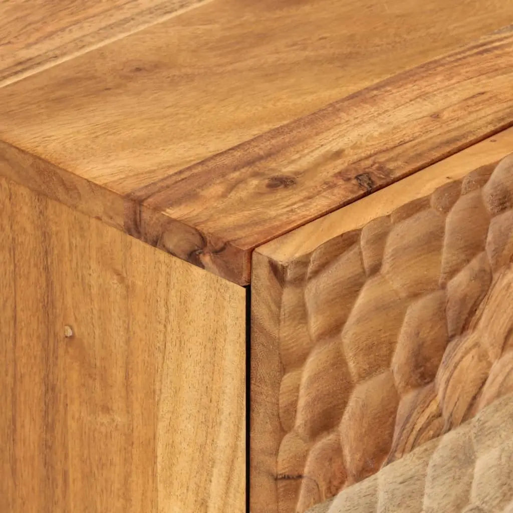 Side Cabinet Solid Wood Acacia - Living with Luxury