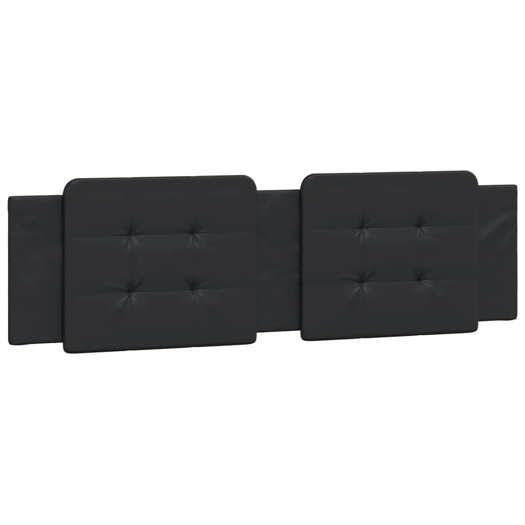 Bed Frame without Mattress Black Super King Faux Leather - Living with Luxury