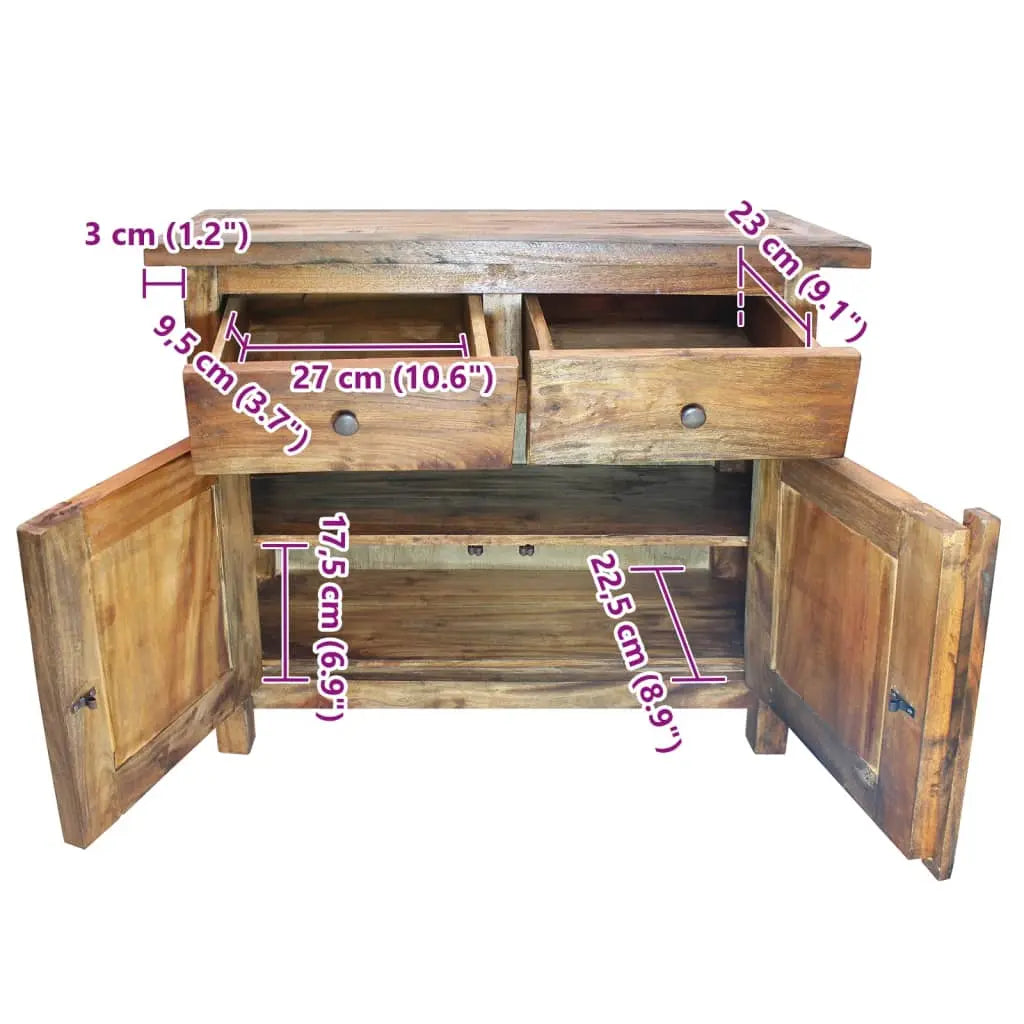 Sideboard Solid Mahogany Wood - Living with Luxury