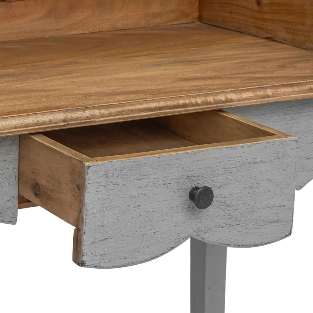 Writing Desk Solid Mahogany Wood - Living with Luxury