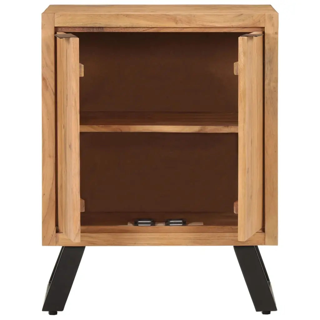 Sideboard with 2 Doors Solid Wood Acacia - Living with Luxury