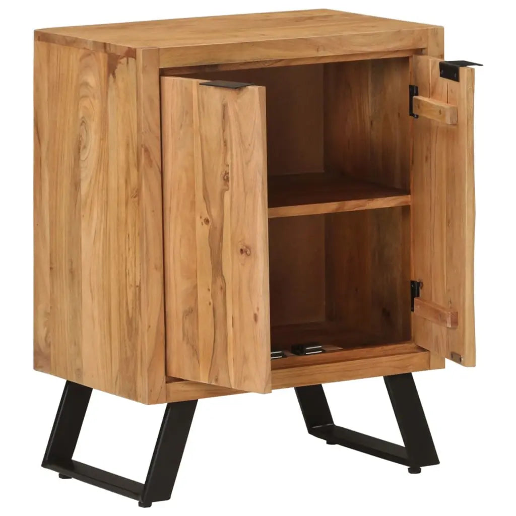 Sideboard with 2 Doors Solid Wood Acacia - Living with Luxury
