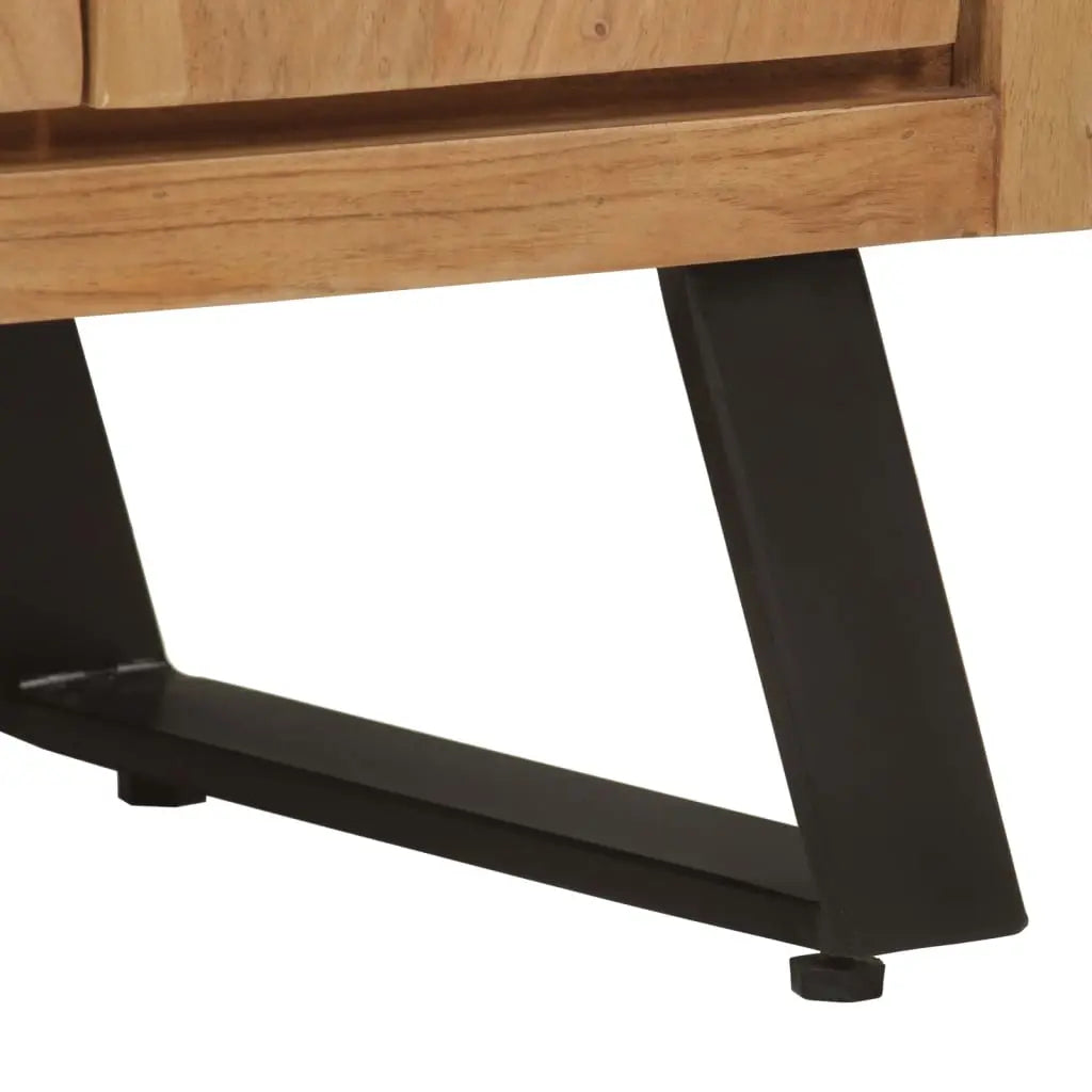 Sideboard with 2 Doors Solid Wood Acacia - Living with Luxury