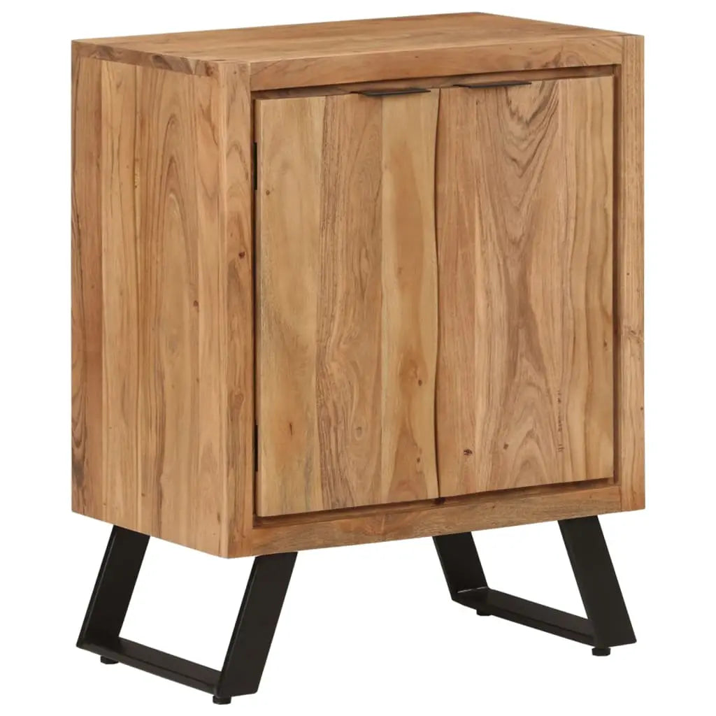 Sideboard with 2 Doors Solid Wood Acacia - Living with Luxury
