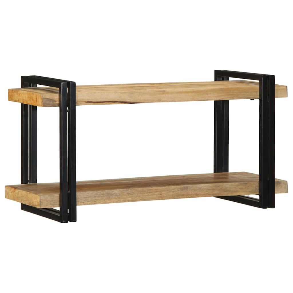 Wall Shelf Solid Rough Wood Mango Living with Luxury