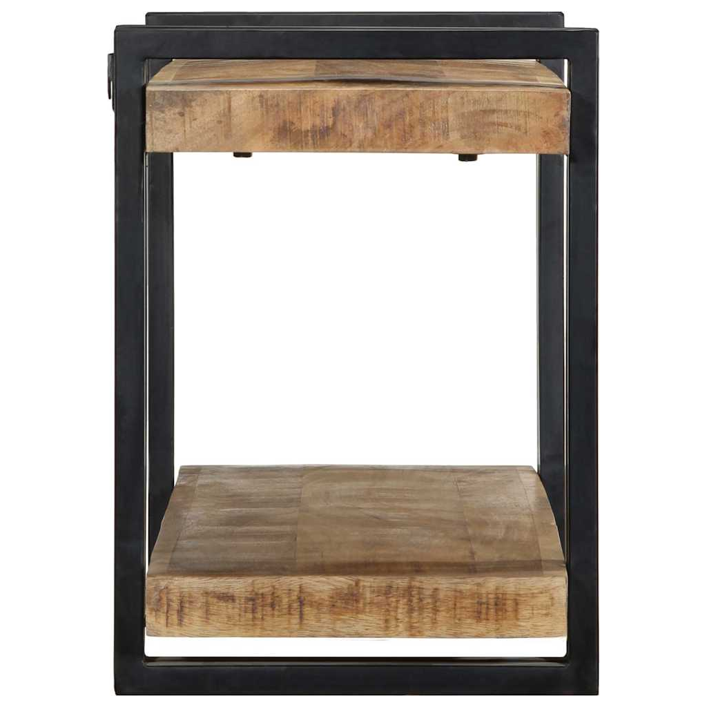 Wall Shelf Solid Rough Wood Mango Living with Luxury