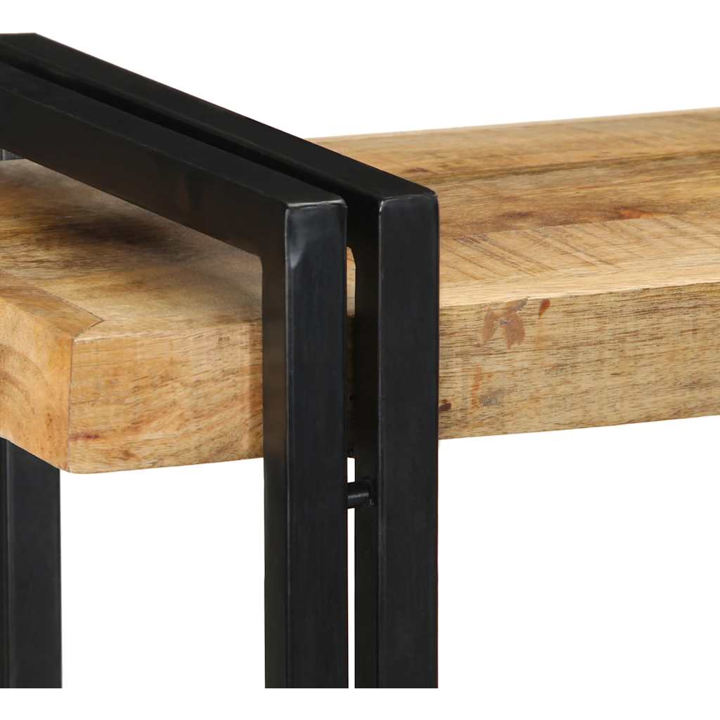Wall Shelf Solid Rough Wood Mango Living with Luxury