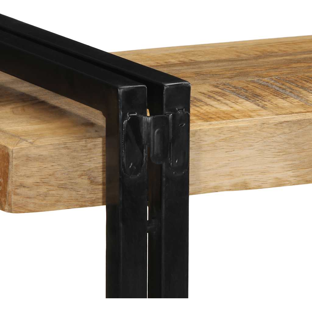 Wall Shelf Solid Rough Wood Mango Living with Luxury