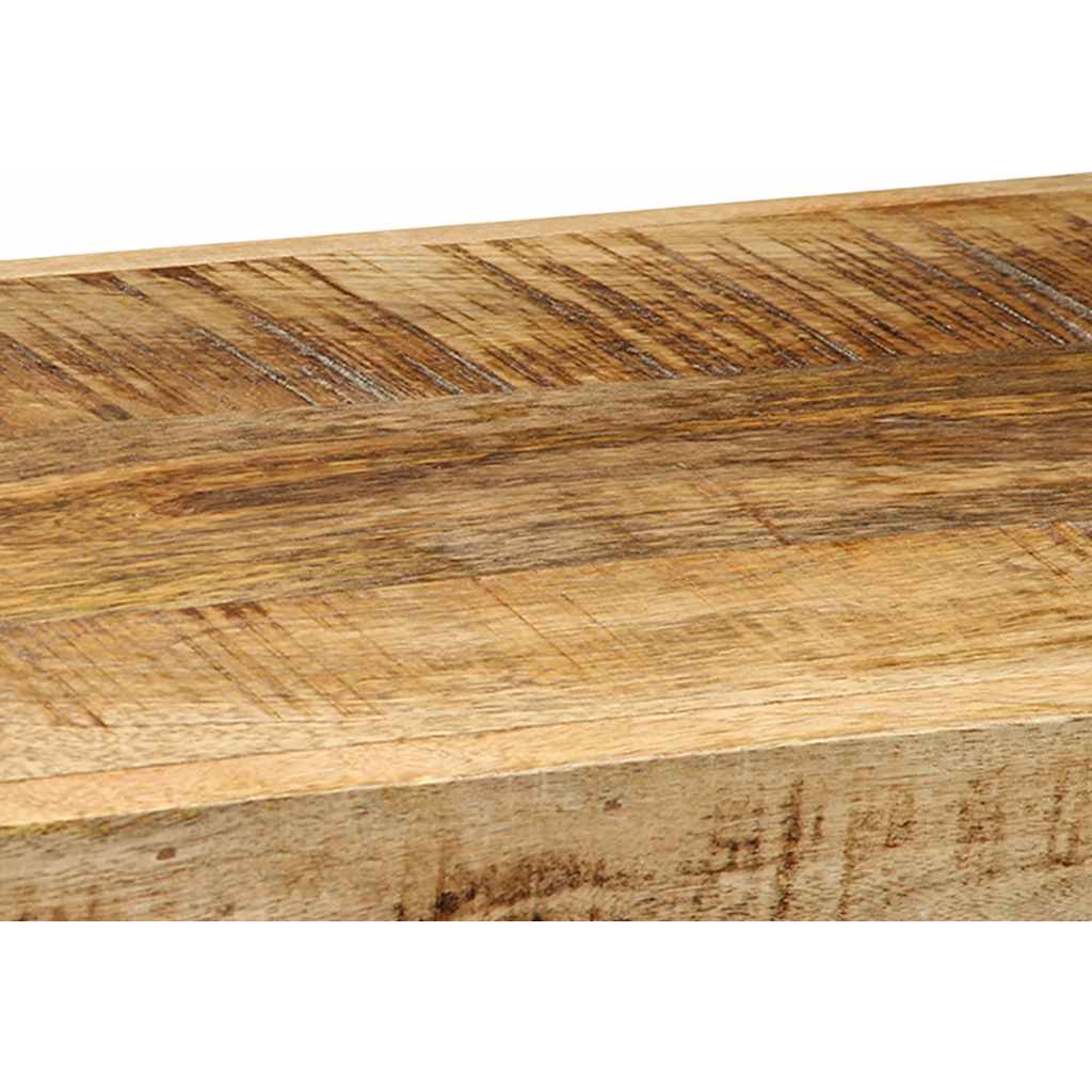 Wall Shelf Solid Rough Wood Mango Living with Luxury