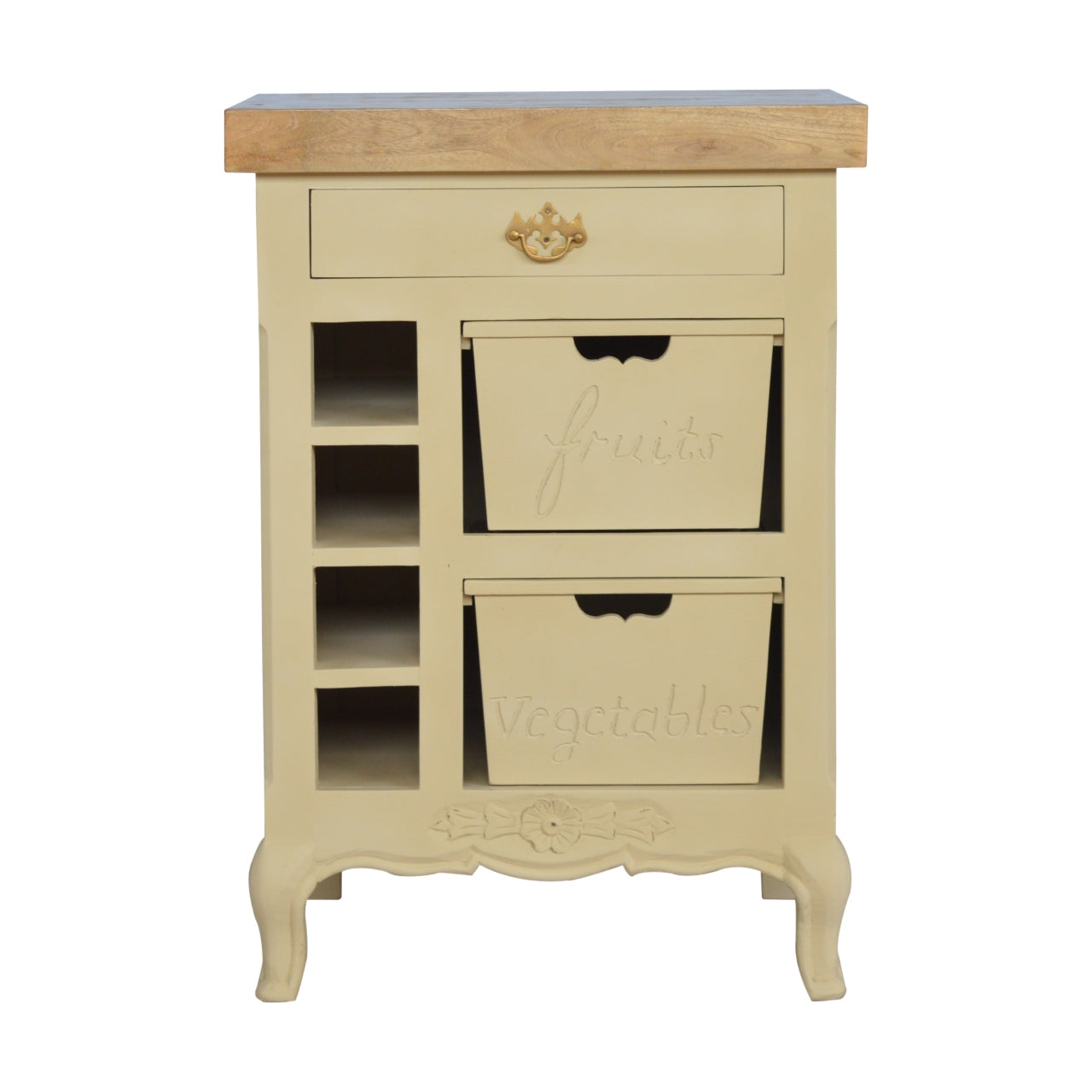 French Style Cream Cabinet - Living with Luxury