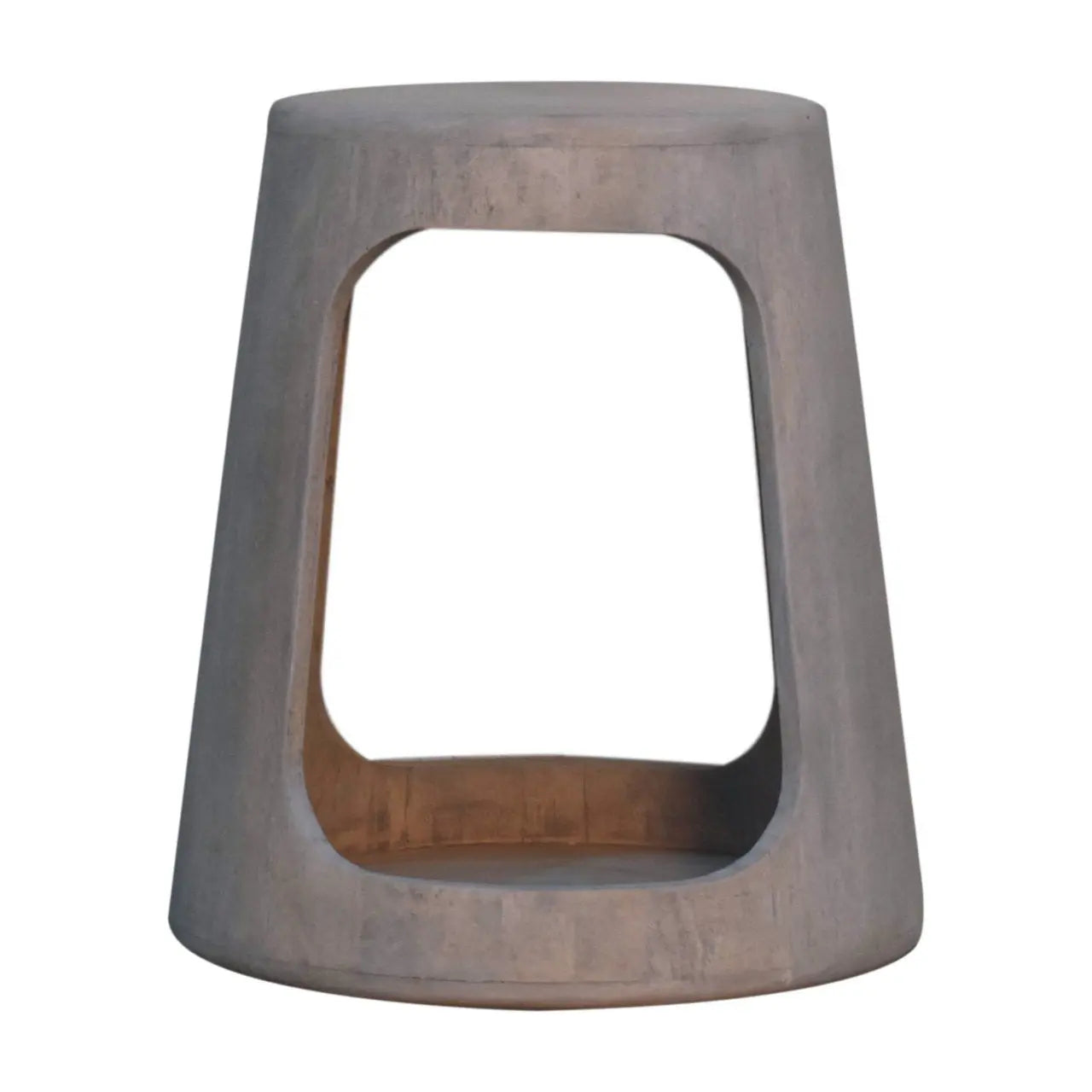 Acid Wash Open Side Table Living with Luxury