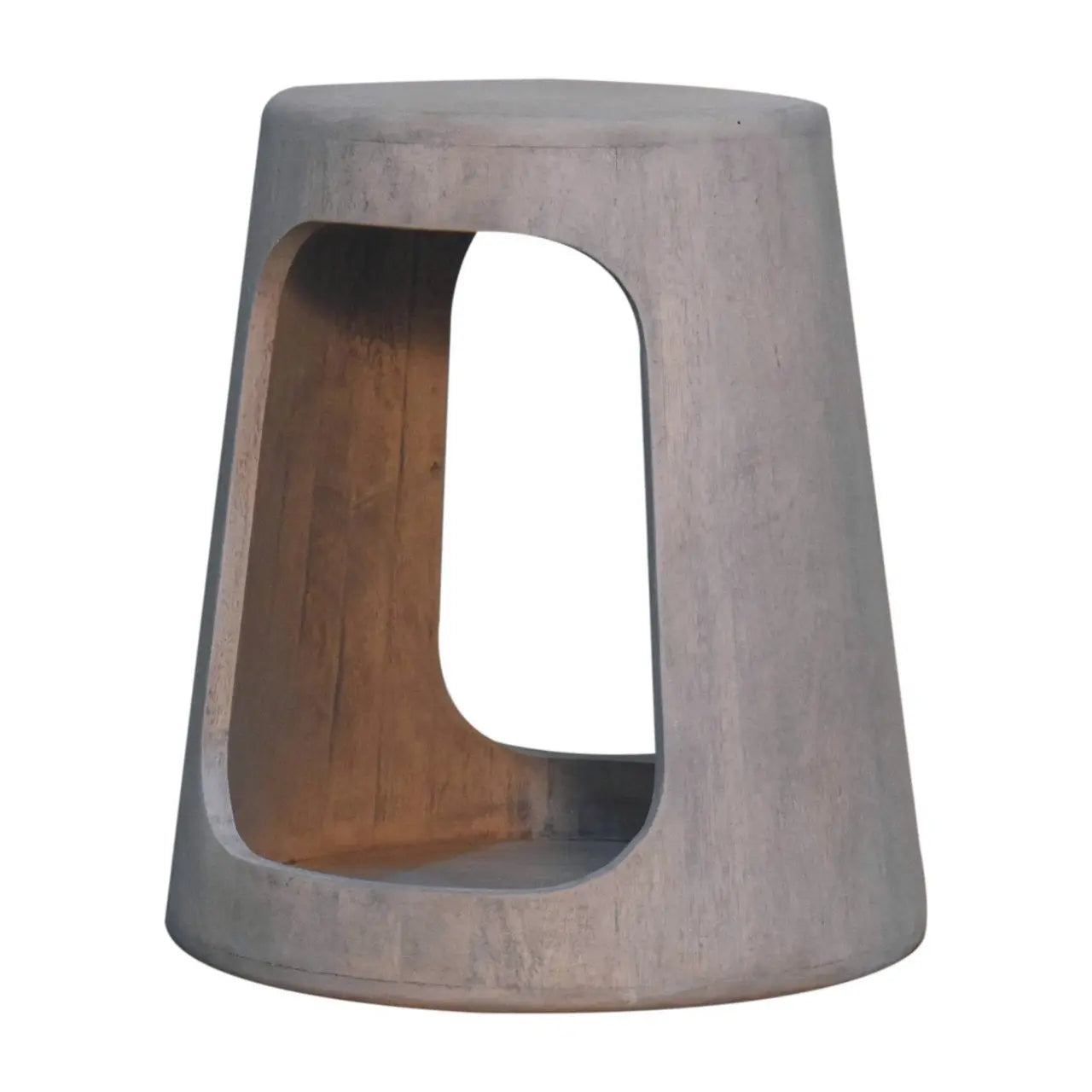 Acid Wash Open Side Table Living with Luxury
