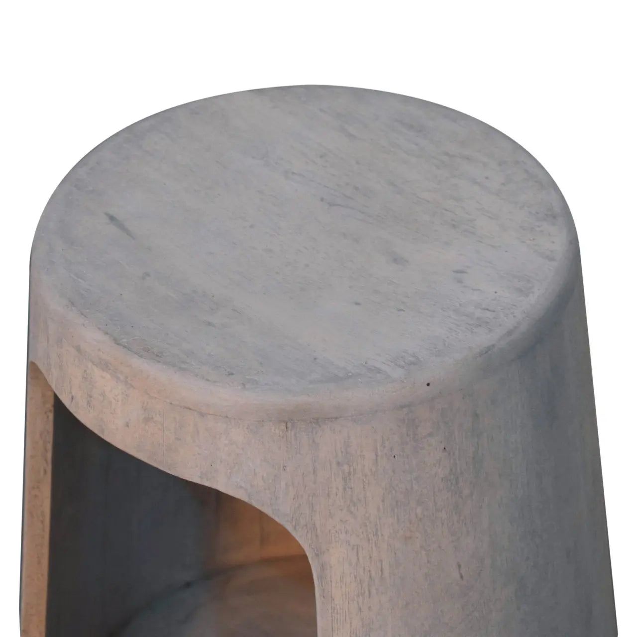 Acid Wash Open Side Table Living with Luxury