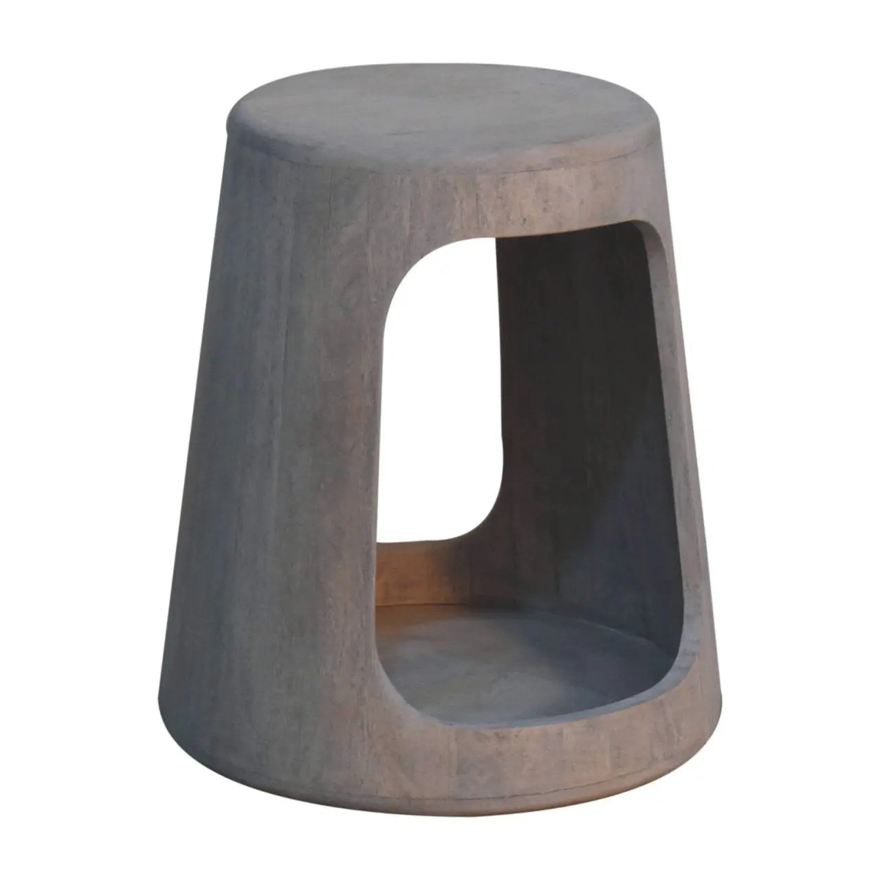 Acid Wash Open Side Table Living with Luxury