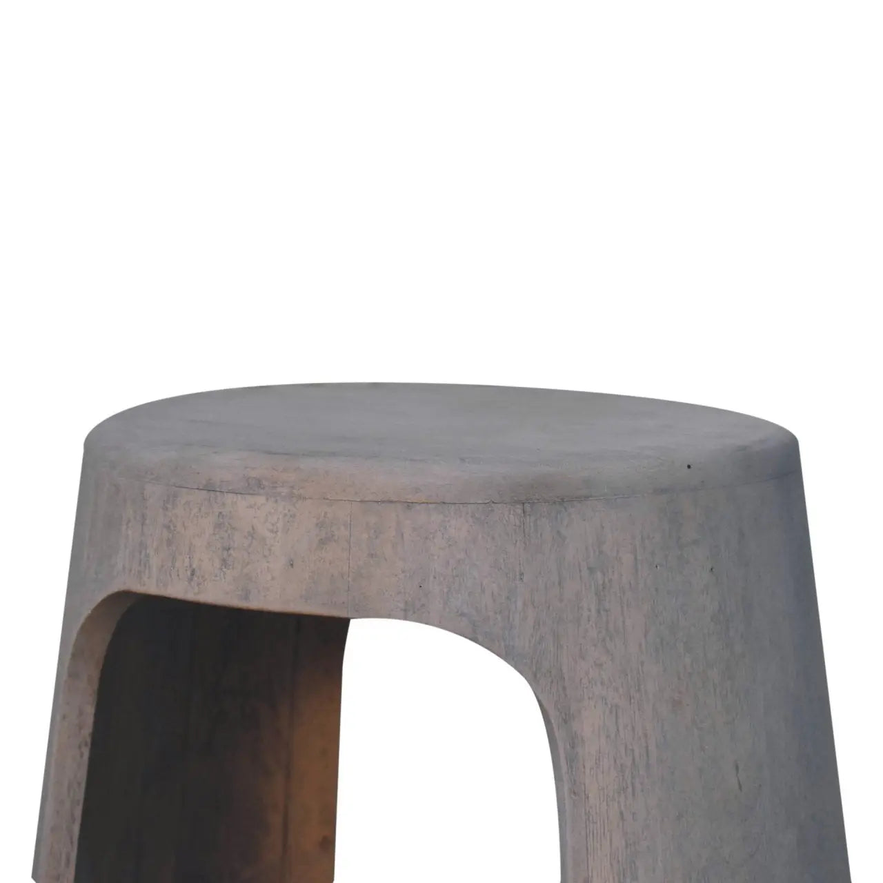 Acid Wash Open Side Table Living with Luxury