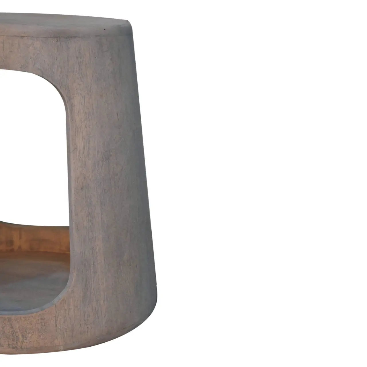 Acid Wash Open Side Table Living with Luxury