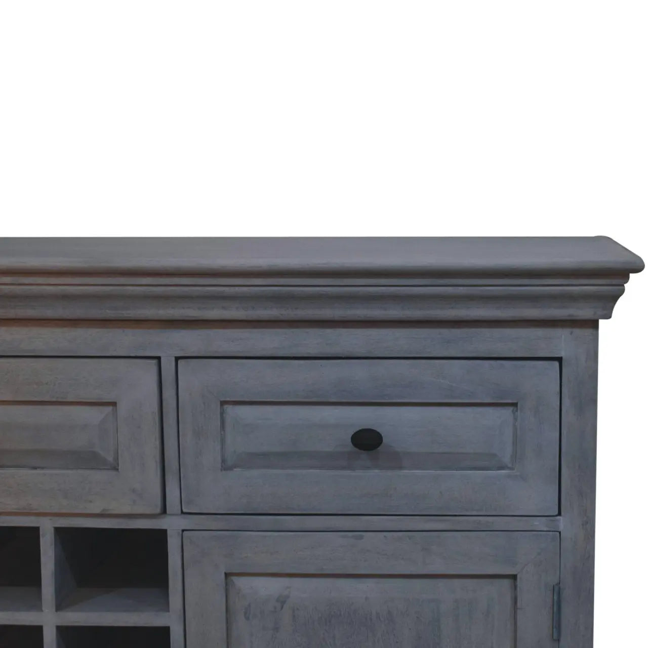 Acid Wash Wine Storage Unit Living with Luxury