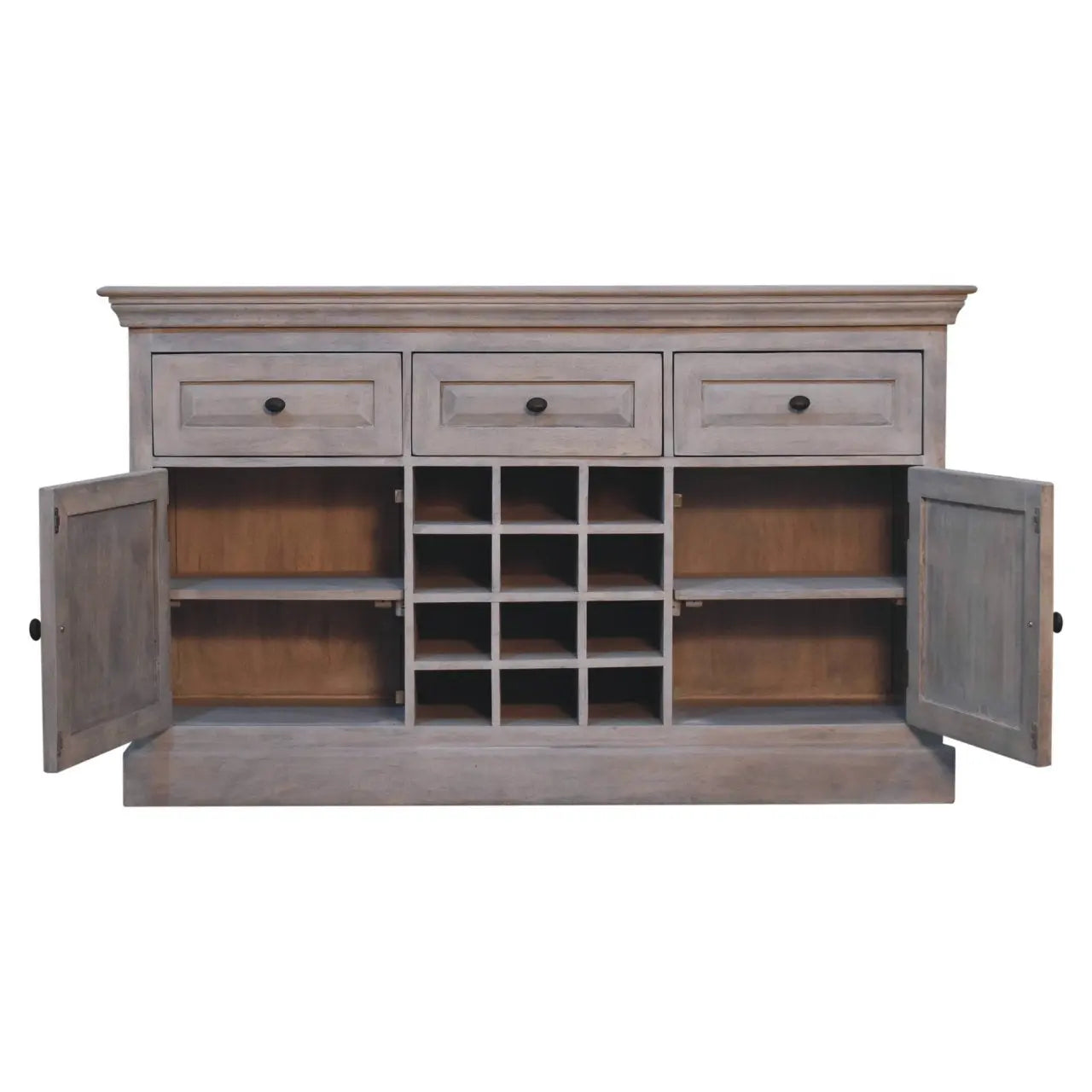 Acid Wash Wine Storage Unit Living with Luxury