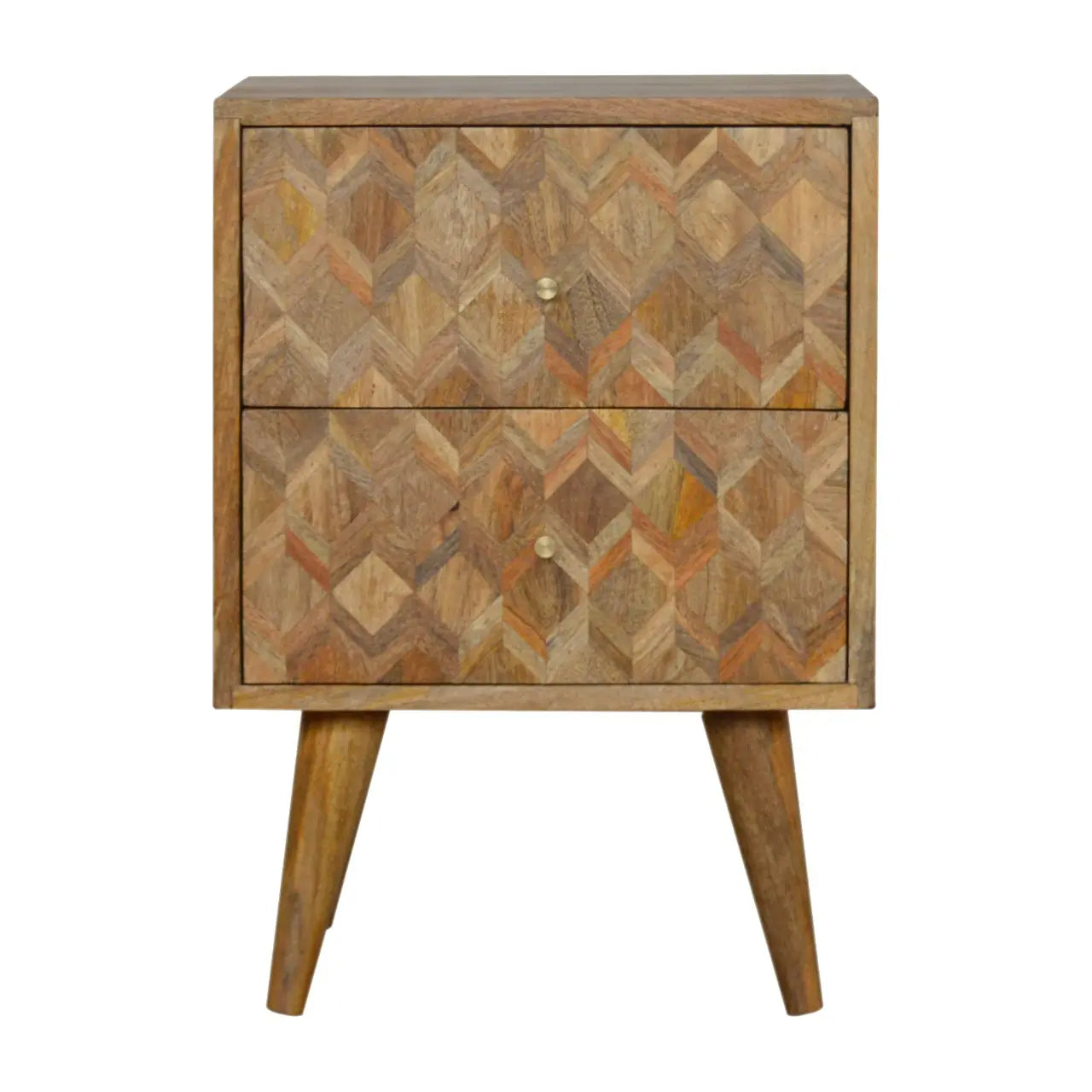 Assorted Oak-ish Bedside Living with Luxury