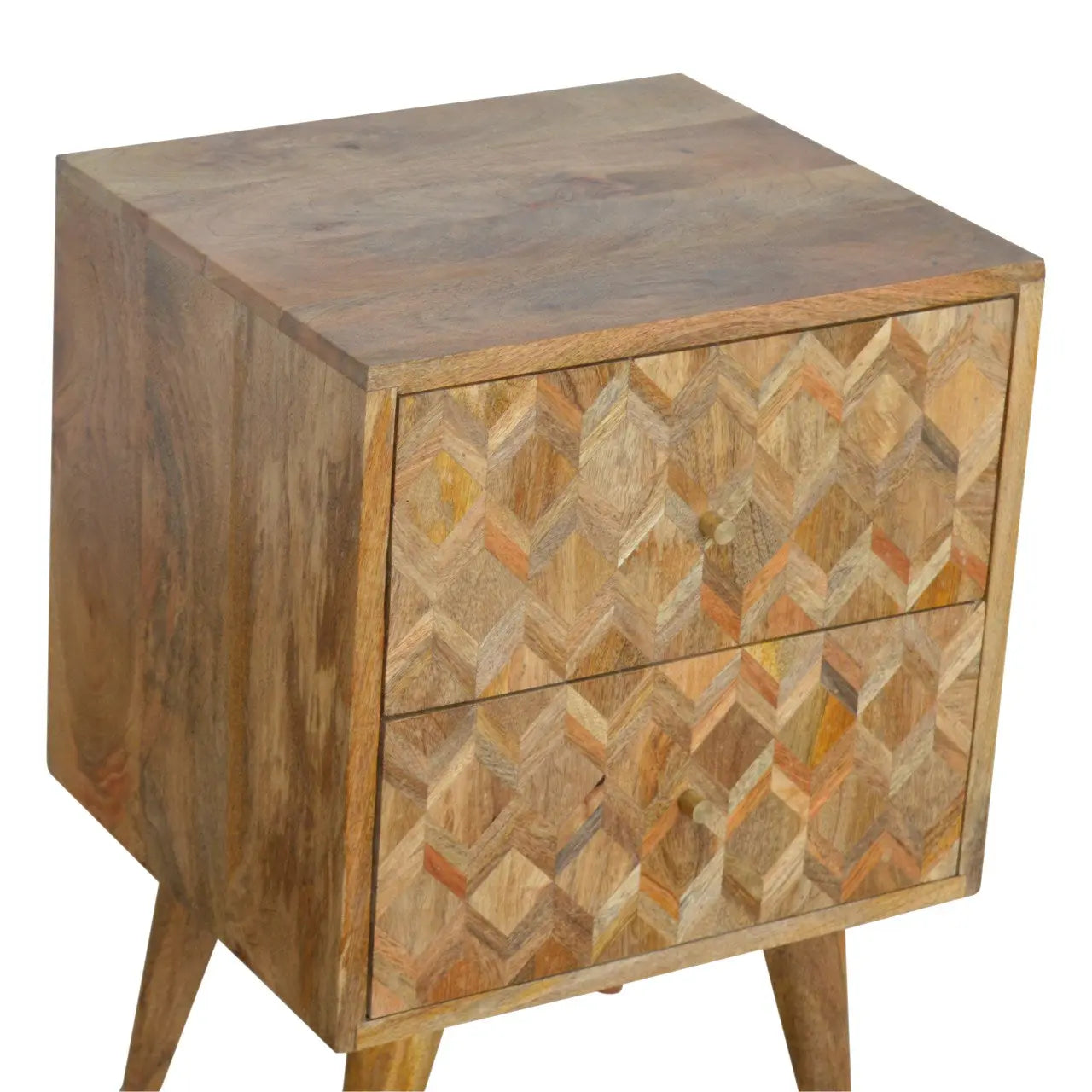 Assorted Oak-ish Bedside Living with Luxury