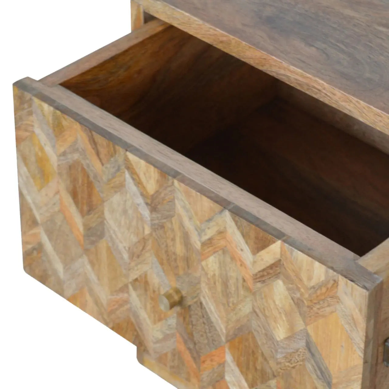 Assorted Oak-ish Bedside Living with Luxury