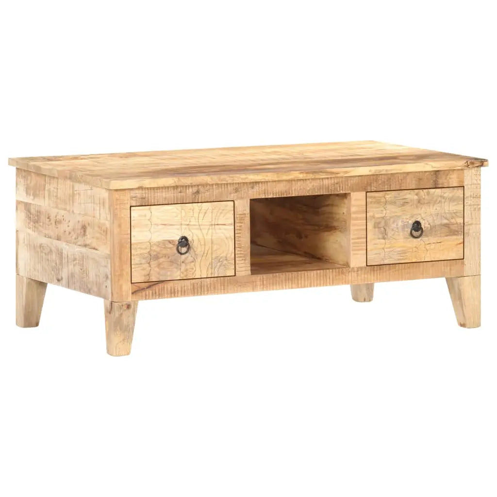 Coffee Table Rough Mango Wood Living with Luxury