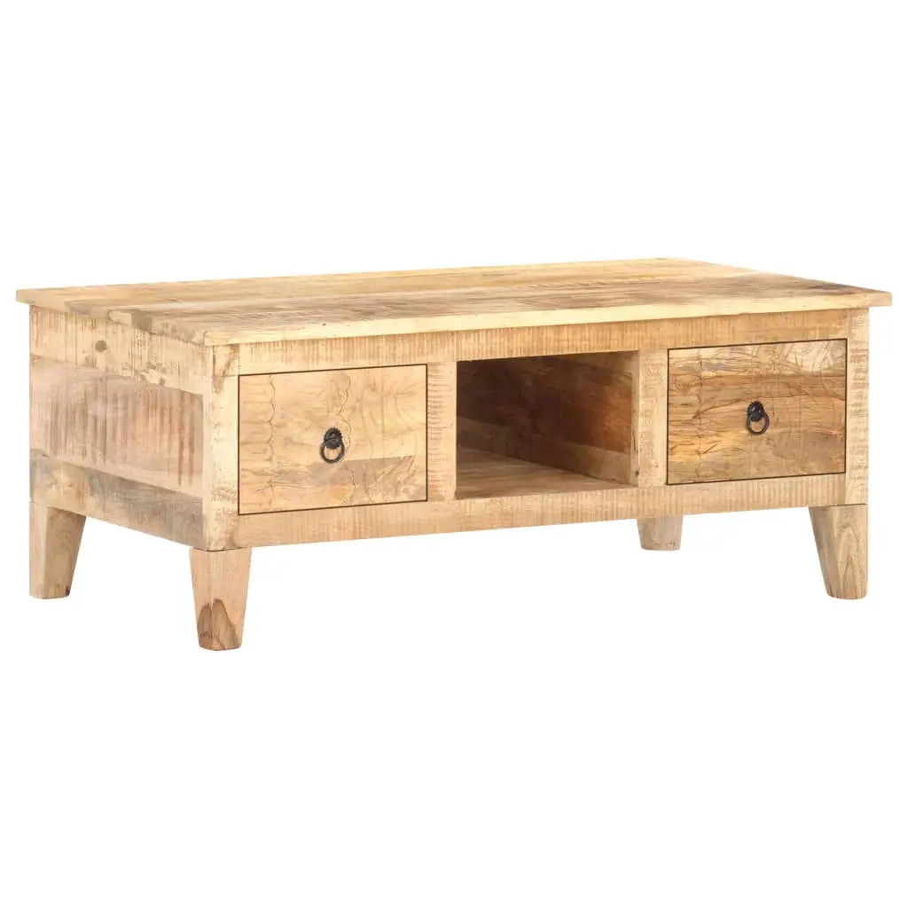 Coffee Table Rough Mango Wood Living with Luxury