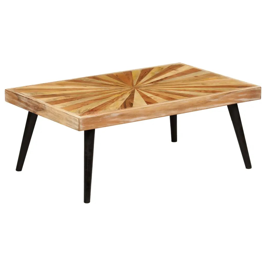 Coffee Table Solid Mango Wood Living with Luxury