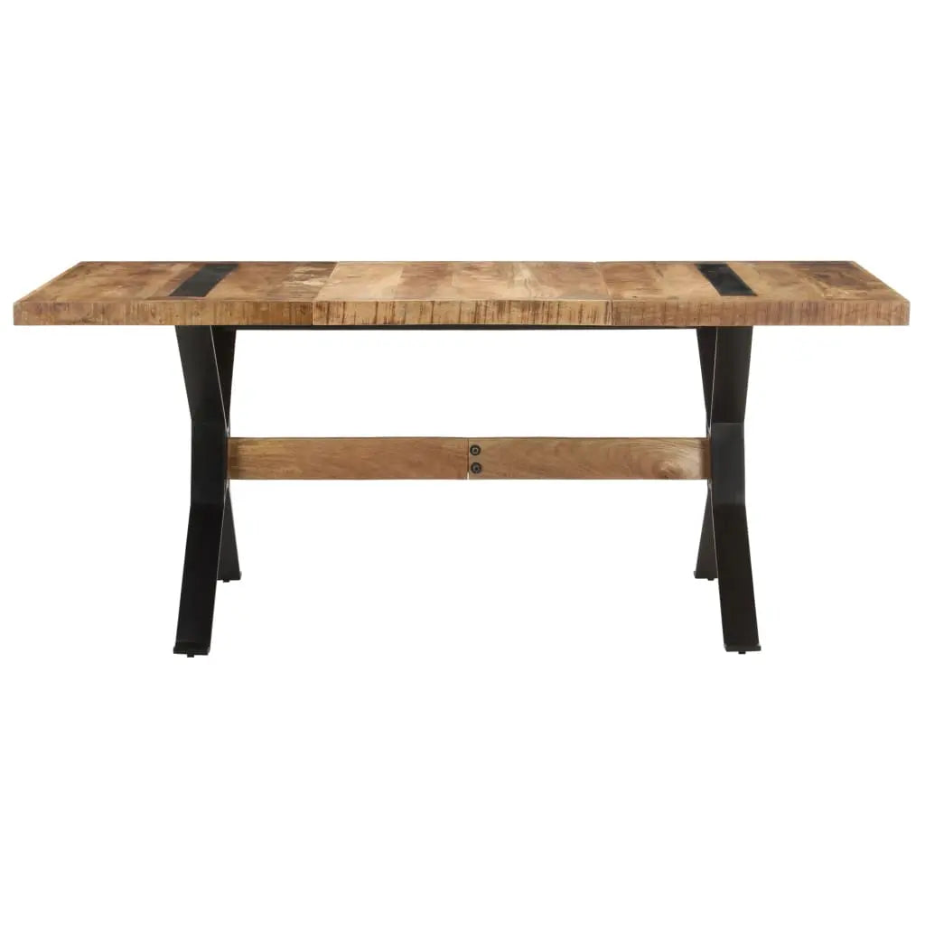 Dining Table Rough Mango Wood Living with Luxury