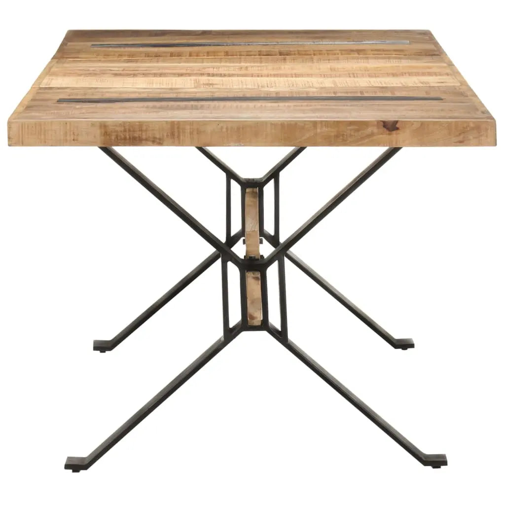 Dining Table Rough Mango Wood Living with Luxury