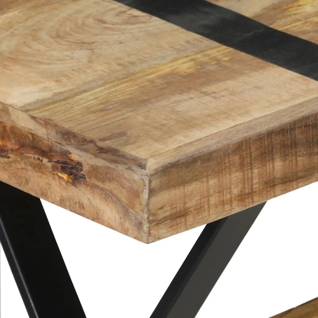 Dining Table Rough Mango Wood Living with Luxury