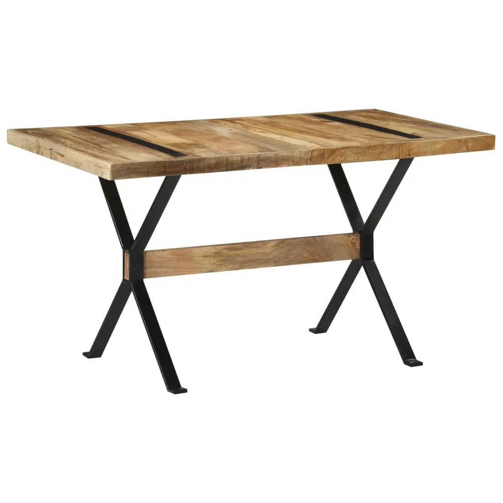 Dining Table Rough Mango Wood Living with Luxury