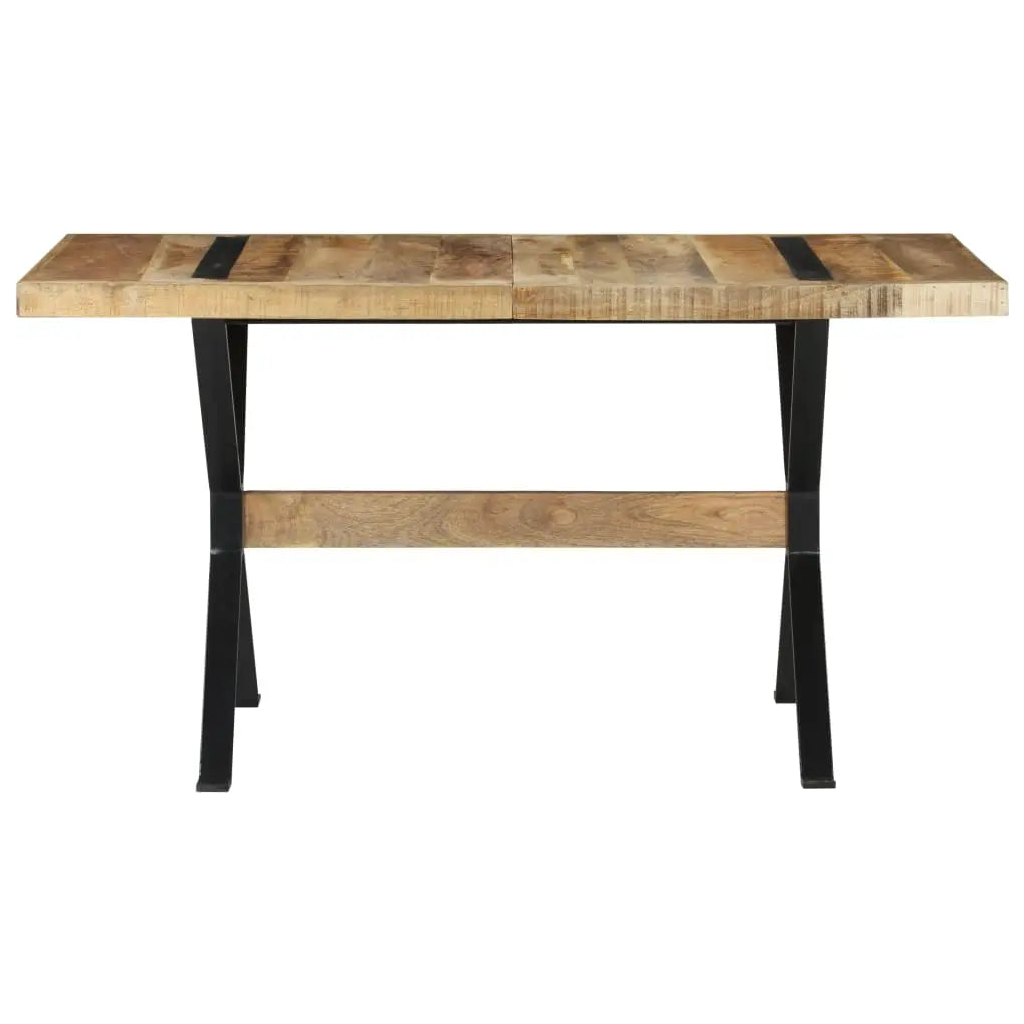 Dining Table Rough Mango Wood Living with Luxury