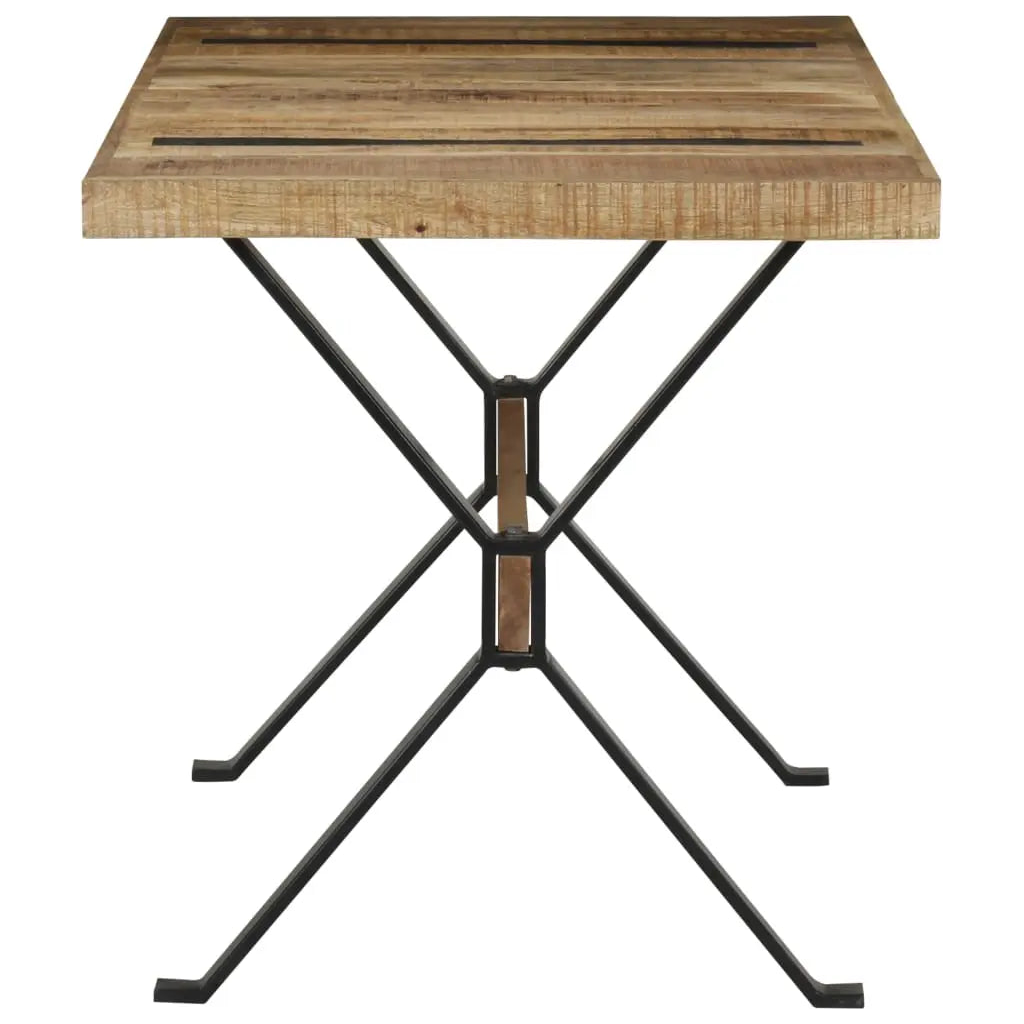 Dining Table Rough Mango Wood Living with Luxury