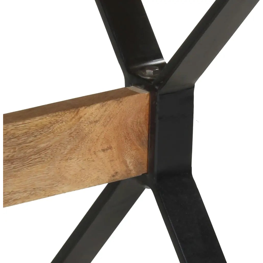 Dining Table Rough Mango Wood Living with Luxury