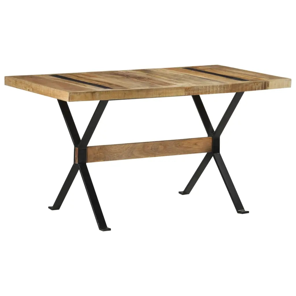 Dining Table Rough Mango Wood Living with Luxury