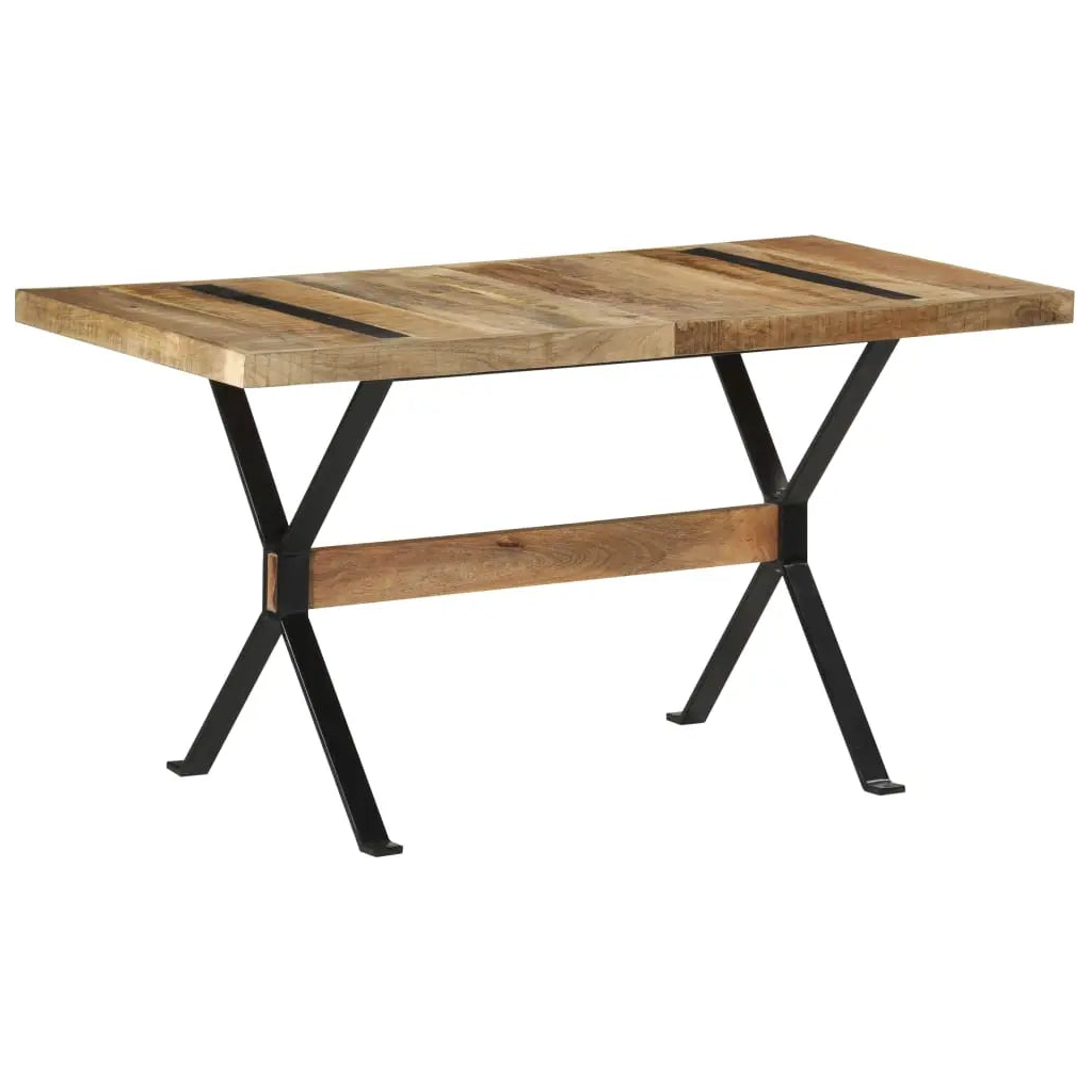 Dining Table Rough Mango Wood Living with Luxury