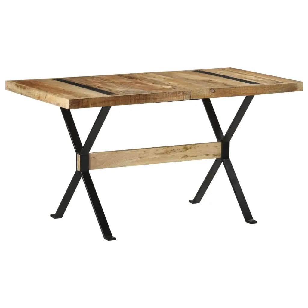 Dining Table Rough Mango Wood Living with Luxury