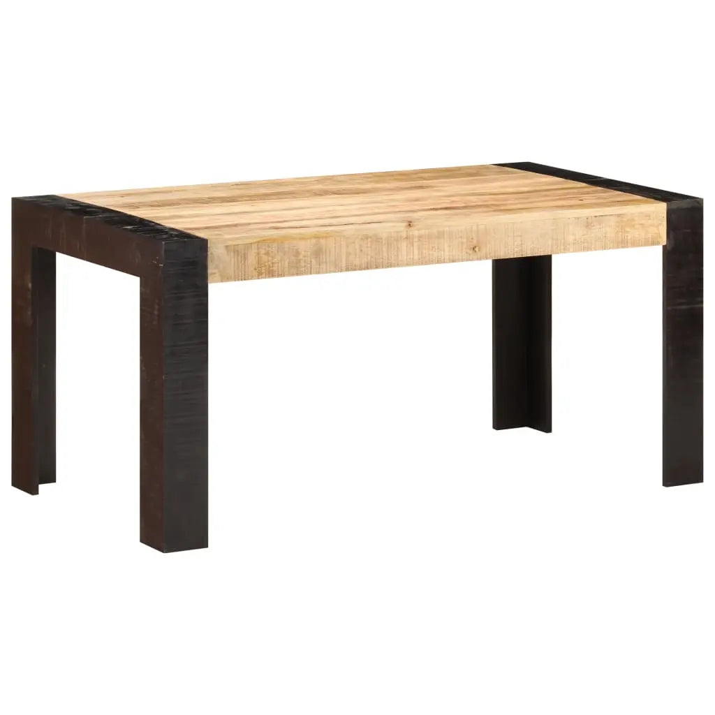Dining Table Solid Mango Wood Living with Luxury