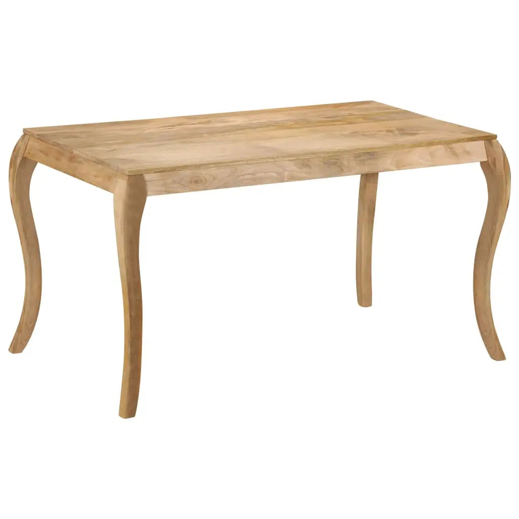 Dining Table Solid Mango Wood Living with Luxury