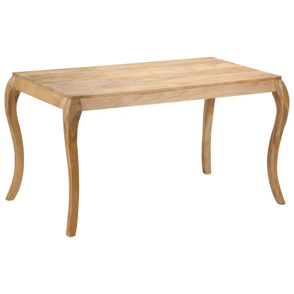 Dining Table Solid Mango Wood Living with Luxury