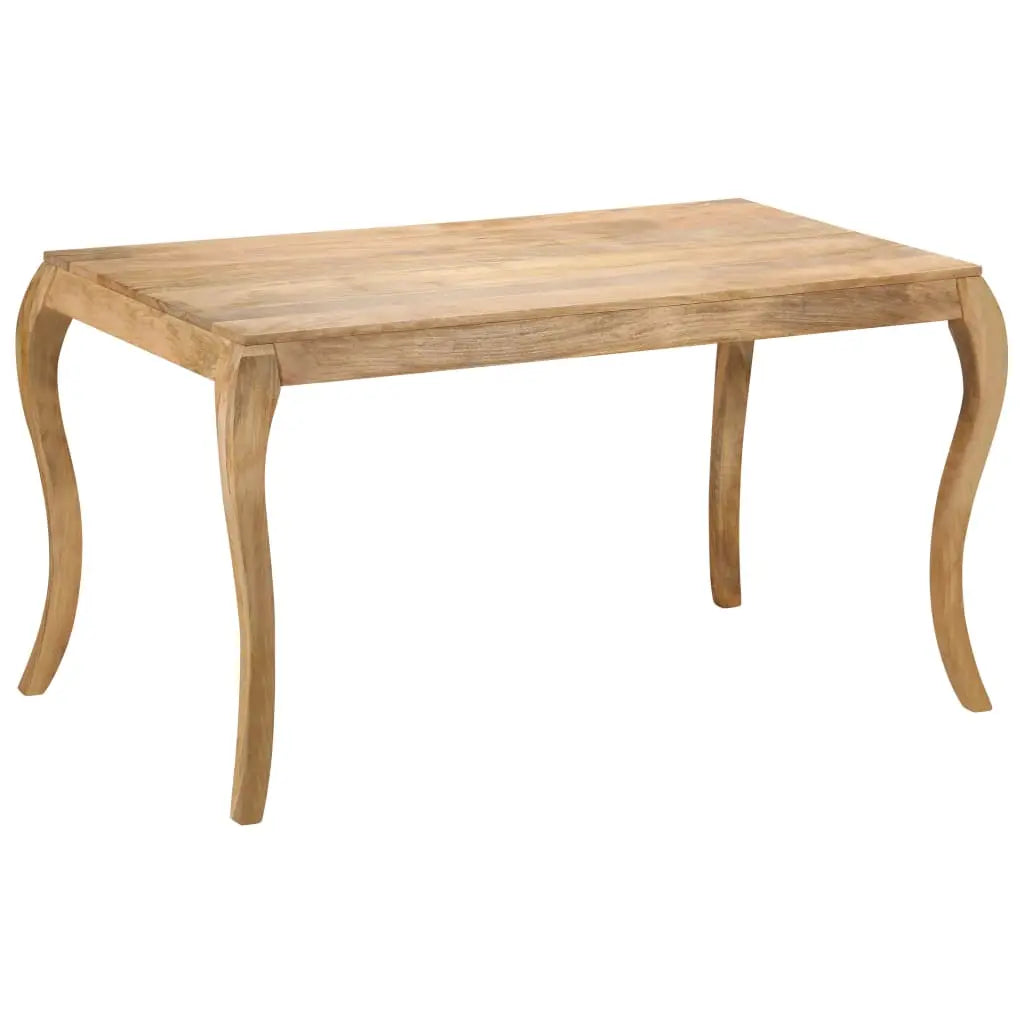 Dining Table Solid Mango Wood Living with Luxury