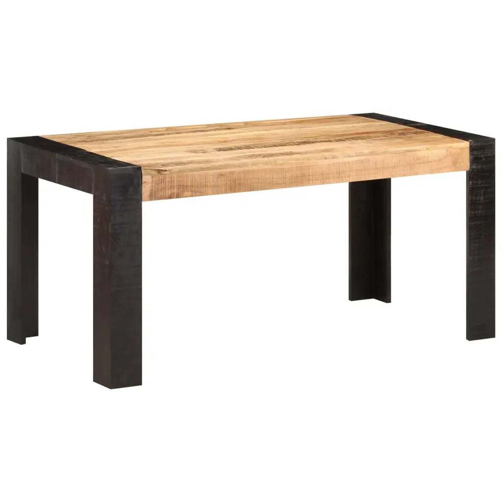 Dining Table Solid Mango Wood Living with Luxury