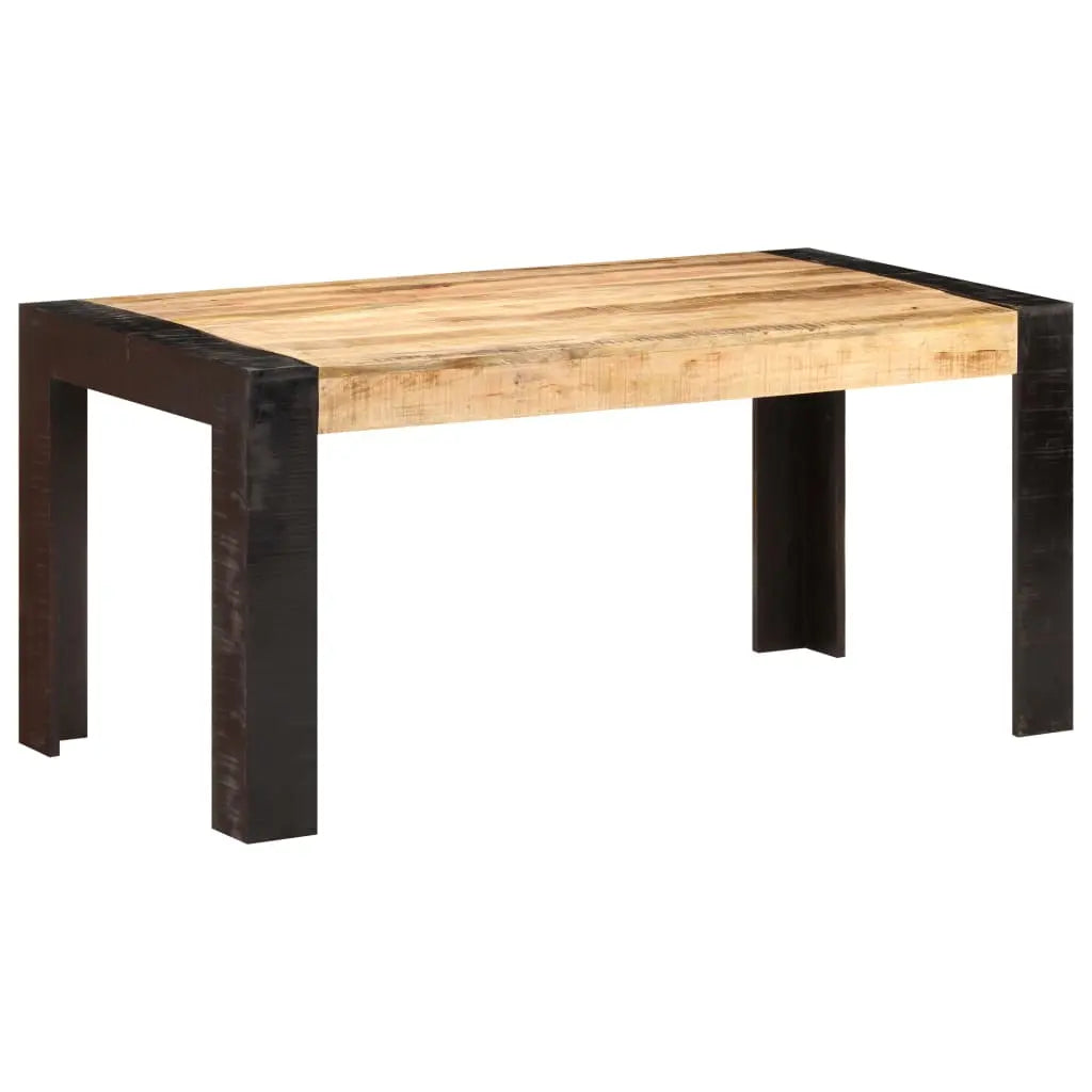 Dining Table Solid Mango Wood Living with Luxury