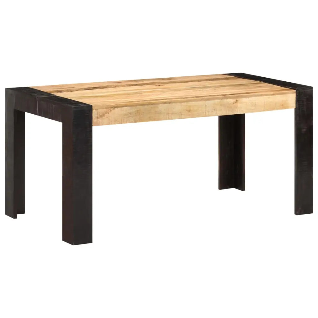 Dining Table Solid Mango Wood Living with Luxury