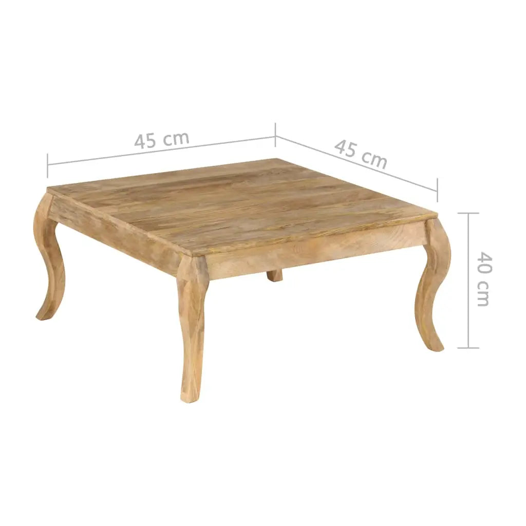 End Table Solid Mango Wood Living with Luxury